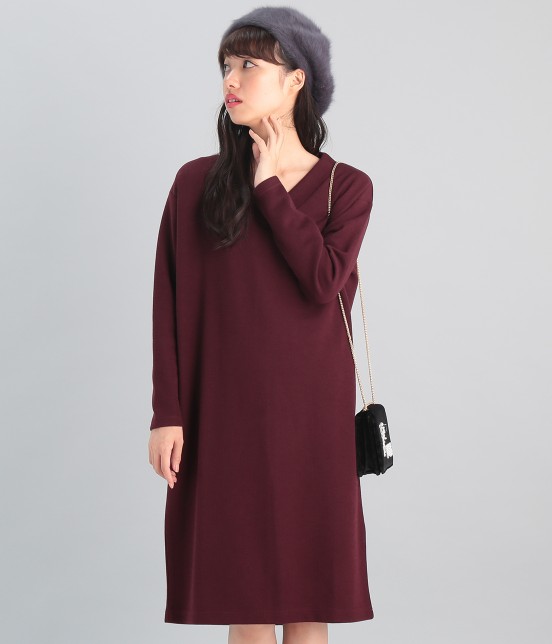 ROPÉ PICNIC サカリバVネックワンピース【ミドル丈】