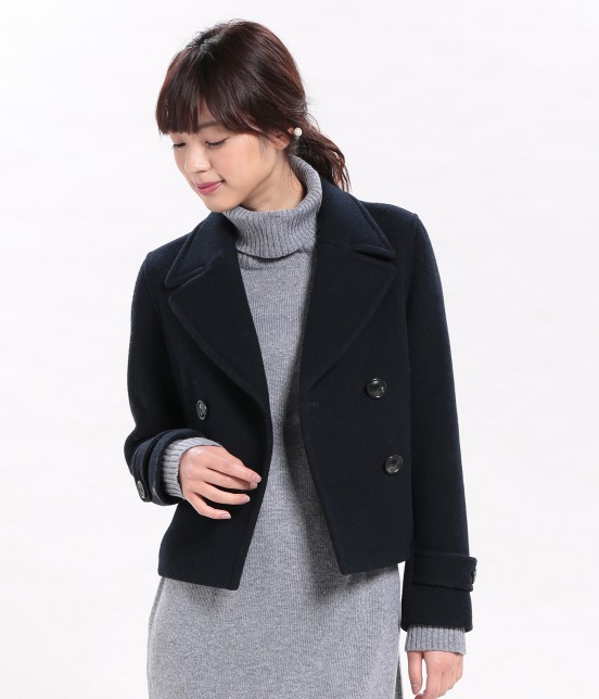 ViS ショート丈Pコート