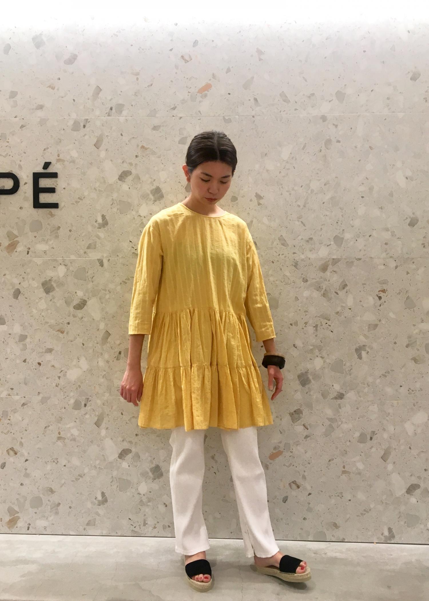 ワイン染めワンピース Staff Outfit Adam Et Rope アダムエロペ